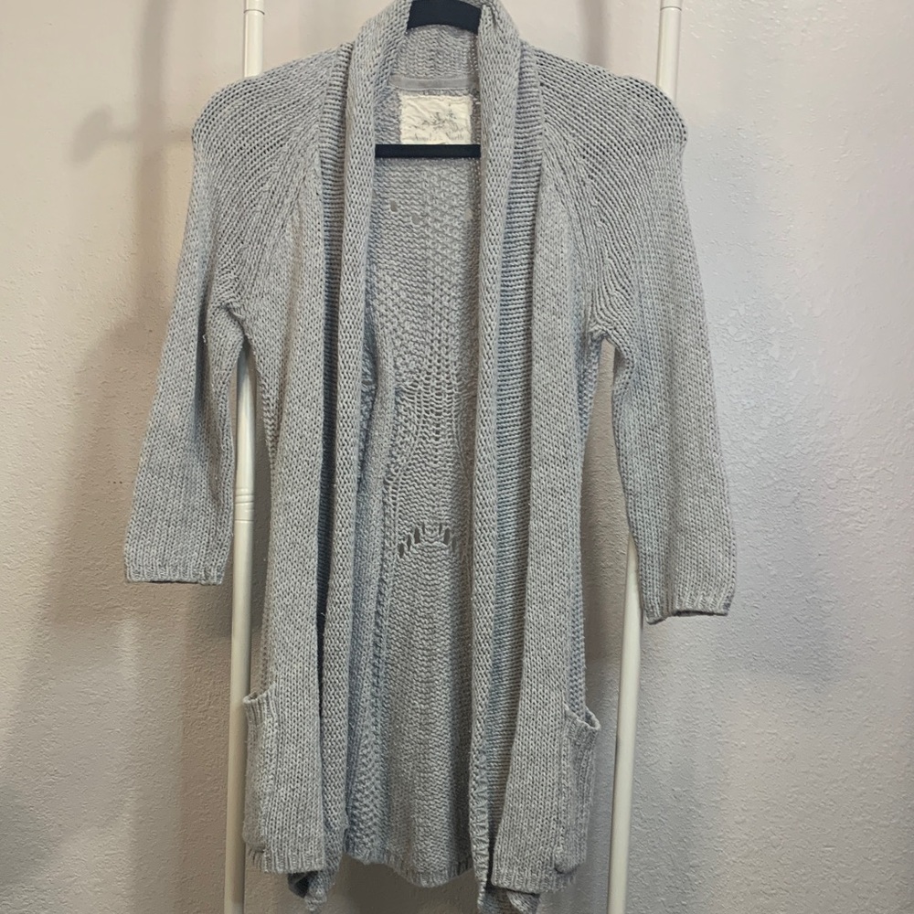 Angel Of The North‎ Light Gray Cardigan